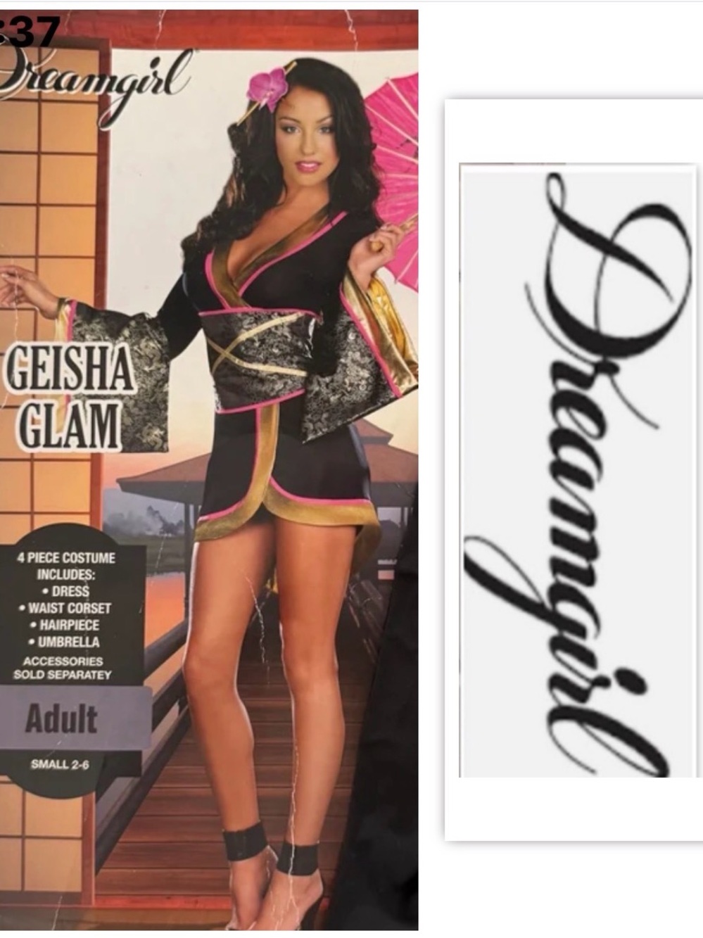 Dreamgirl Geisha Glam Halloween Costume